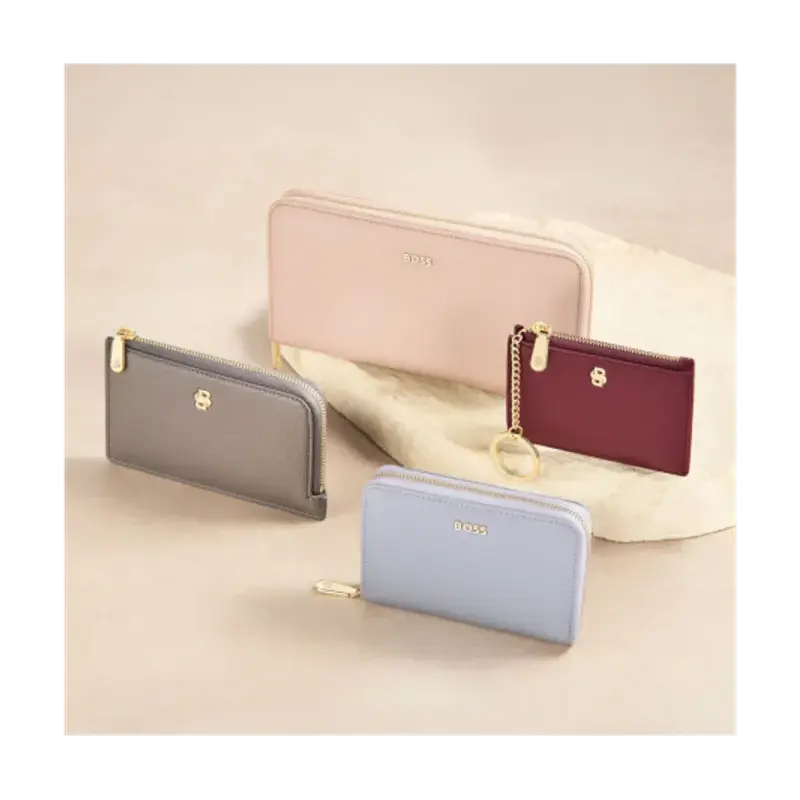 HUGO BOSS HEM616W Πορτοφόλι Signature Lady Lilac Wallet