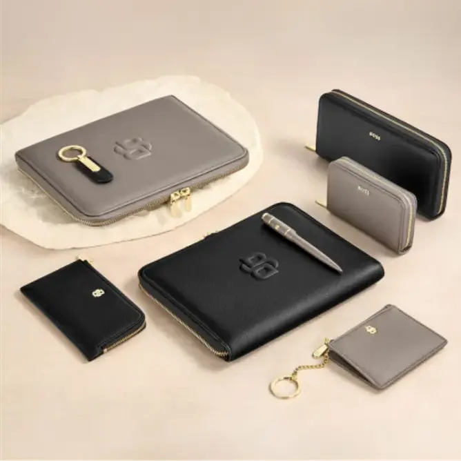 HUGO BOSS HEM616Z Πορτοφόλι Signature Lady Taupe Wallet