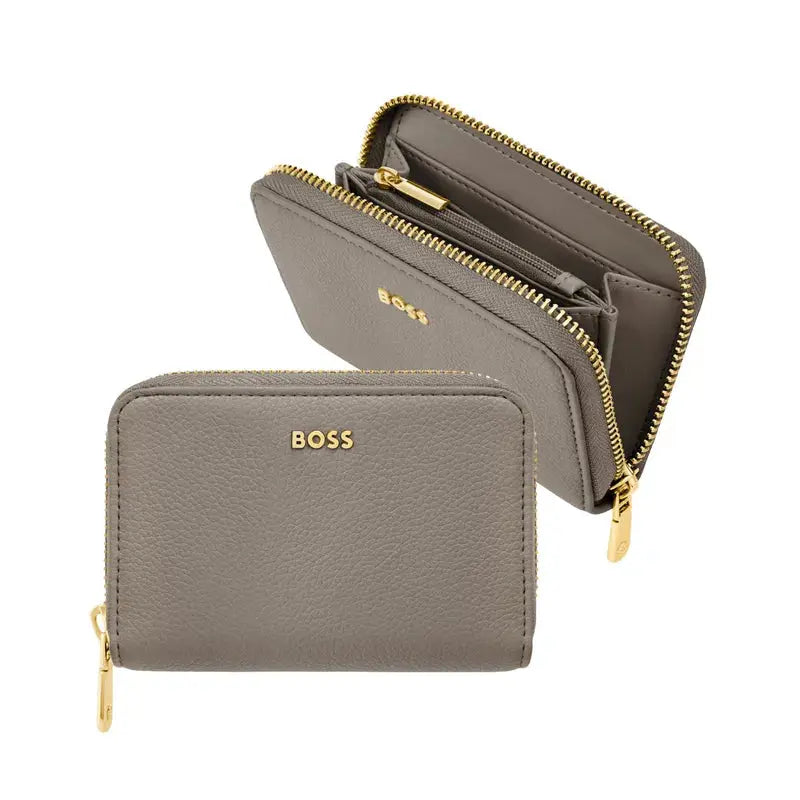 HUGO BOSS HEM616Z Πορτοφόλι Signature Lady Taupe Wallet