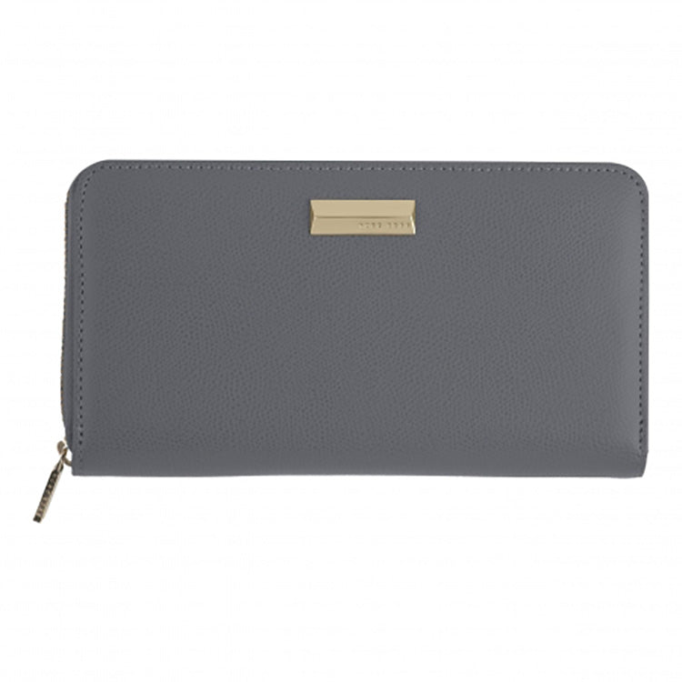 HUGO BOSS HEV006H Vivid Grey Wallet-Notepad With Zip