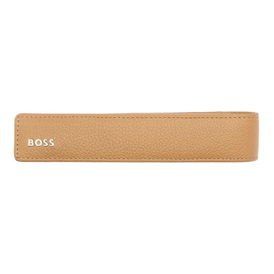 HUGO BOSS HLB417X Θήκη για Στυλό Classic Grained Camel Pouch