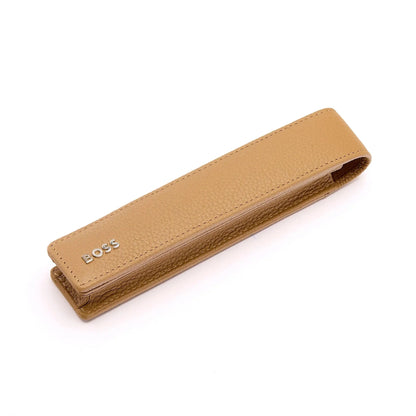 HUGO BOSS HLB417X Θήκη για Στυλό Classic Grained Camel Pouch