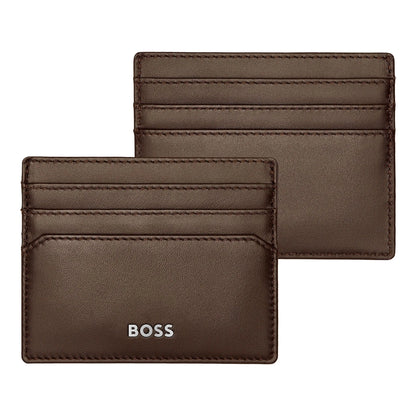 HUGO BOSS HLC403Y Καρτοθήκη Classic Smooth Brown Card Holder