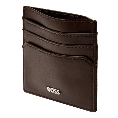 HUGO BOSS HLC403Y Καρτοθήκη Classic Smooth Brown Card Holder
