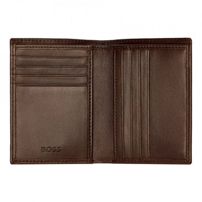 HUGO BOSS HLE403Y Καρτοθήκη Smooth Brown Card Holder