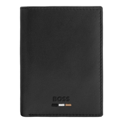 HUGO BOSS HLE630A Καρτοθήκη Emblematic Black Folding Card Holder