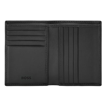 HUGO BOSS HLE630A Καρτοθήκη Emblematic Black Folding Card Holder