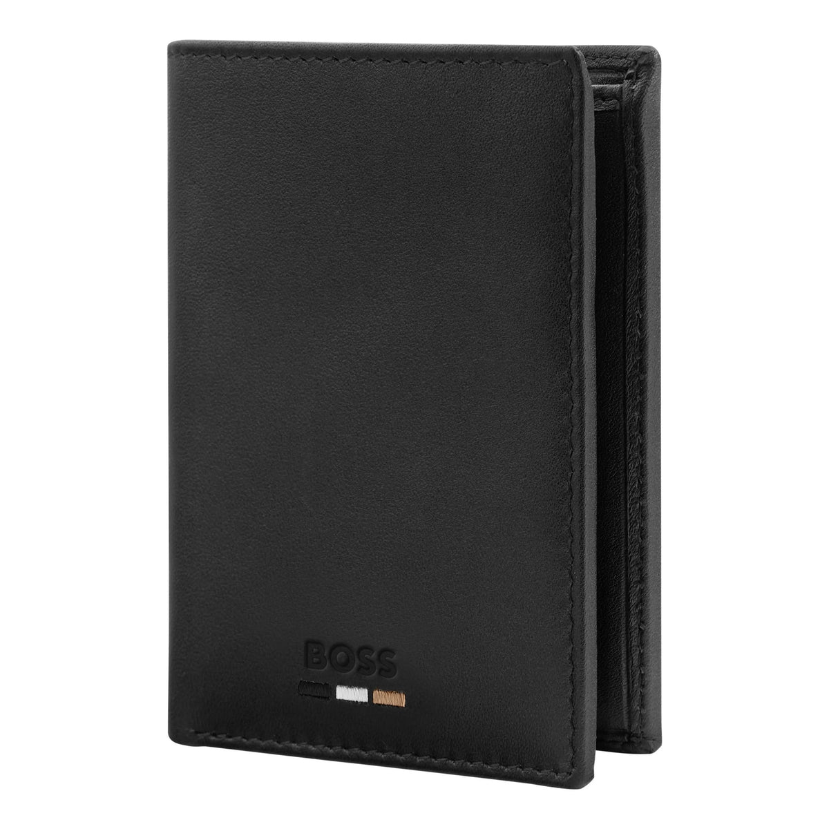 HUGO BOSS HLE630A Καρτοθήκη Emblematic Black Folding Card Holder