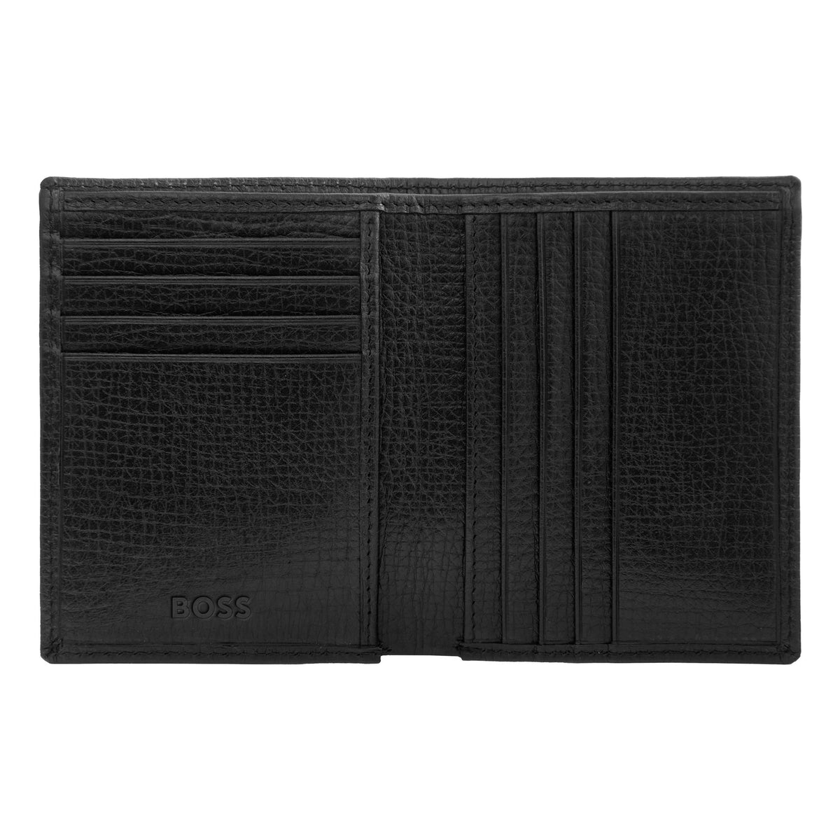 HUGO BOSS HLE632A Καρτοθήκη Grid Black Folding Card Holder