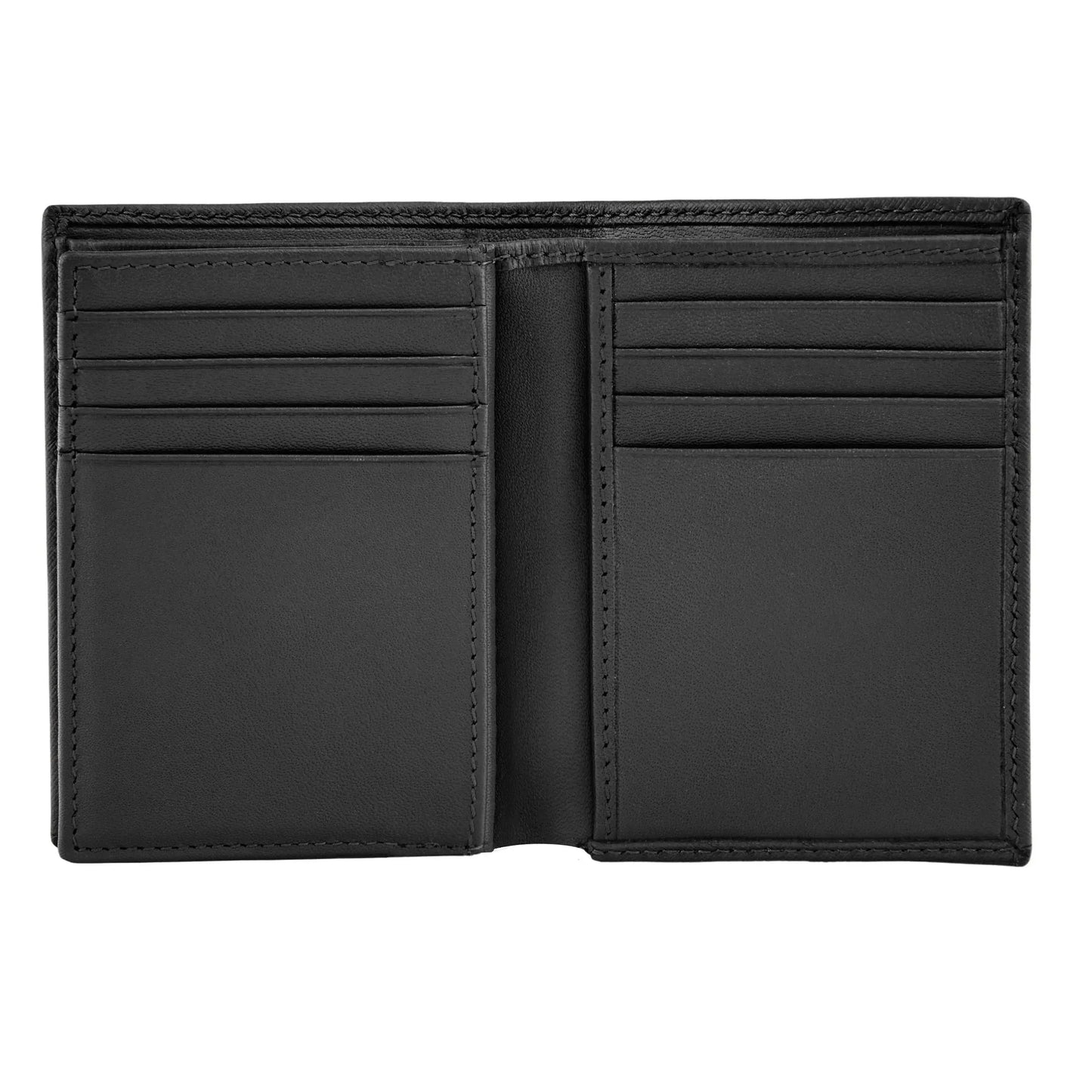 HUGO BOSS HLF526A Καρτοθήκη Double B Saffiano Black Card Holder