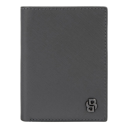 HUGO BOSS HLF526H Καρτοθήκη Double B Saffiano Grey Card Holder