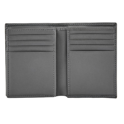 HUGO BOSS HLF526H Καρτοθήκη Double B Saffiano Grey Card Holder