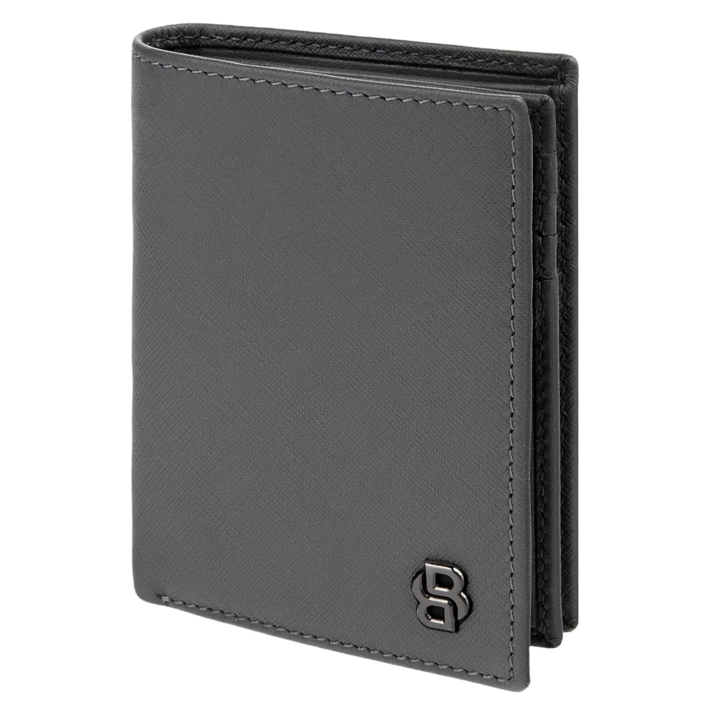 HUGO BOSS HLF526H Καρτοθήκη Double B Saffiano Grey Card Holder