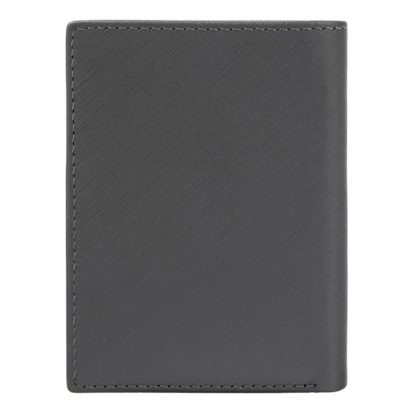 HUGO BOSS HLF526H Καρτοθήκη Double B Saffiano Grey Card Holder