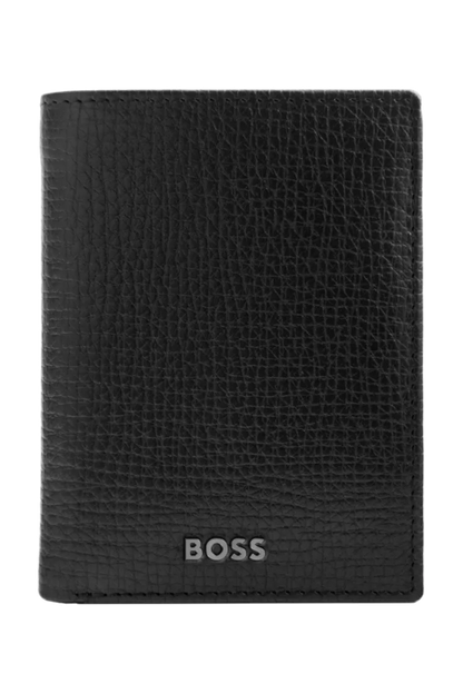 HUGO BOSS HLF632A Καρτοθήκη Grid Black Flap Card Holder
