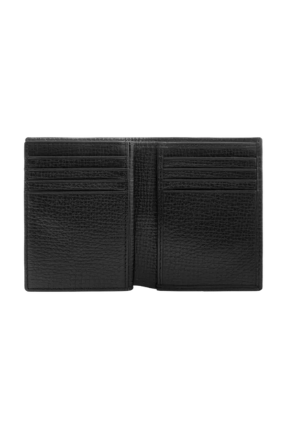 HUGO BOSS HLF632A Καρτοθήκη Grid Black Flap Card Holder