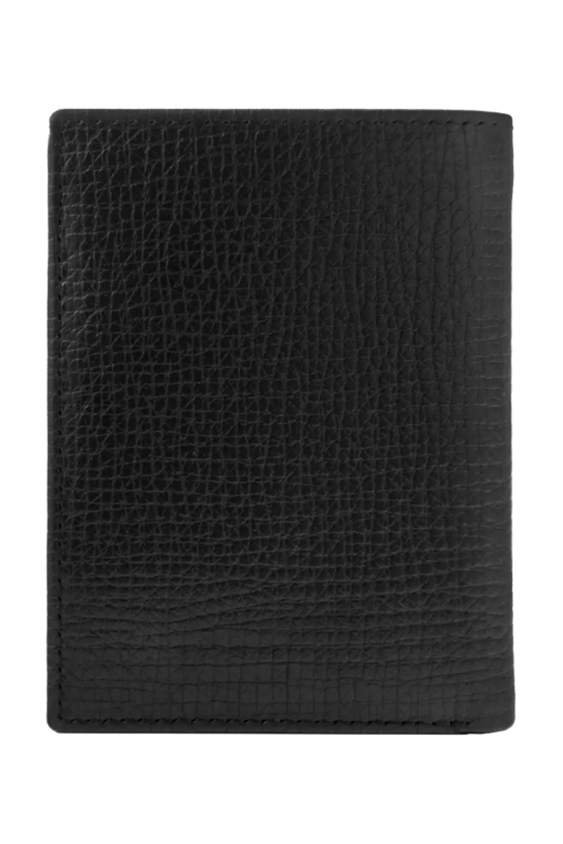 HUGO BOSS HLF632A Καρτοθήκη Grid Black Flap Card Holder