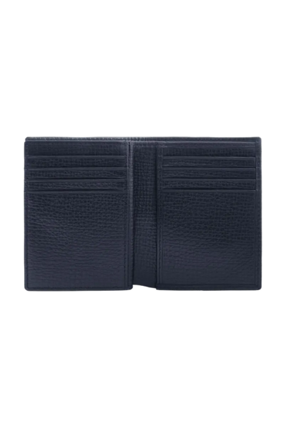 HUGO BOSS HLF632N Καρτοθήκη Grid Navy Flap Card Holder