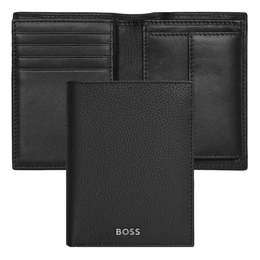 HUGO BOSS HLG416A Καρτοθήκη Classic Grained Black Card Holder Hugo Boss