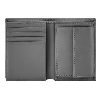 HUGO BOSS HLG526H Καρτοθήκη Double B Saffiano Grey Card Holder