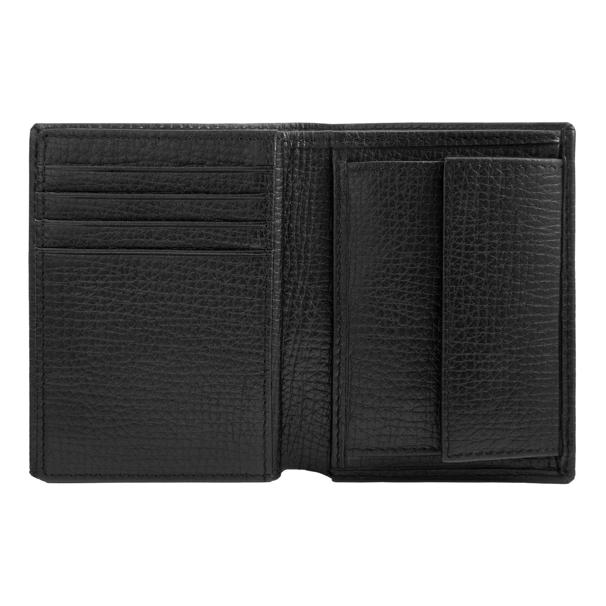 HUGO BOSS HLG632A Καρτοθήκη Grid Black Flap Card Holder