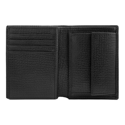 HUGO BOSS HLG632A Καρτοθήκη Grid Black Flap Card Holder