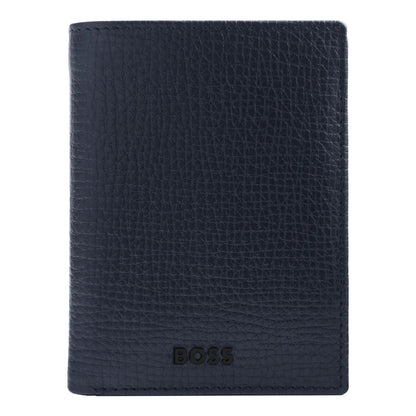 HUGO BOSS HLG632N Καρτοθήκη Grid Blue Flap Card Holder