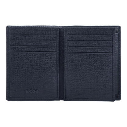 HUGO BOSS HLG632N Καρτοθήκη Grid Blue Flap Card Holder