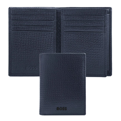 HUGO BOSS HLG632N Καρτοθήκη Grid Blue Flap Card Holder
