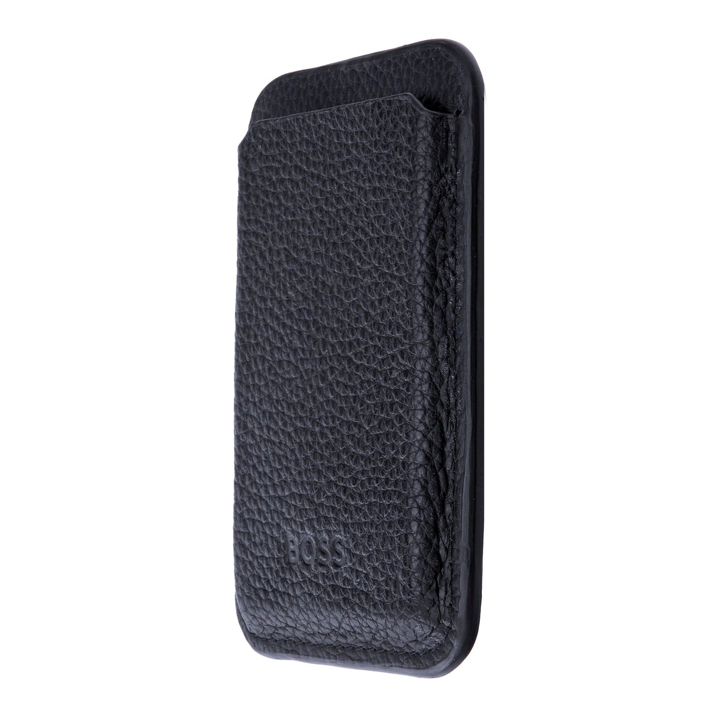 HUGO BOSS HLJ416N Μαγνητική Καρτοθήκη Classic Grained Navy Card Holder