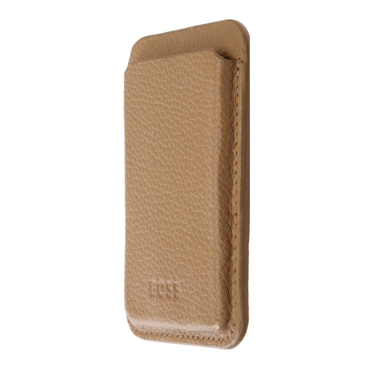 HUGO BOSS HLJ416X Μαγνητική Καρτοθήκη Classic Grained Camel Card Holder