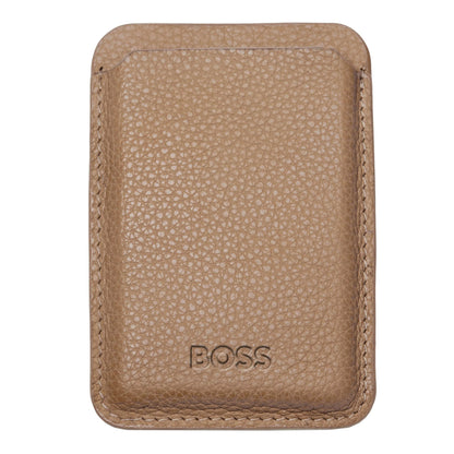 HUGO BOSS HLJ416X Μαγνητική Καρτοθήκη Classic Grained Camel Card Holder