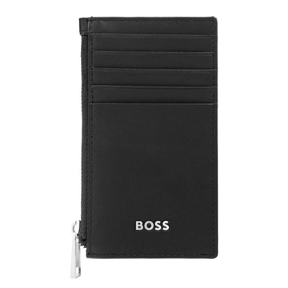 HUGO BOSS HLK503A Καρτοθήκη Zip Classic Smooth Black Card Holder