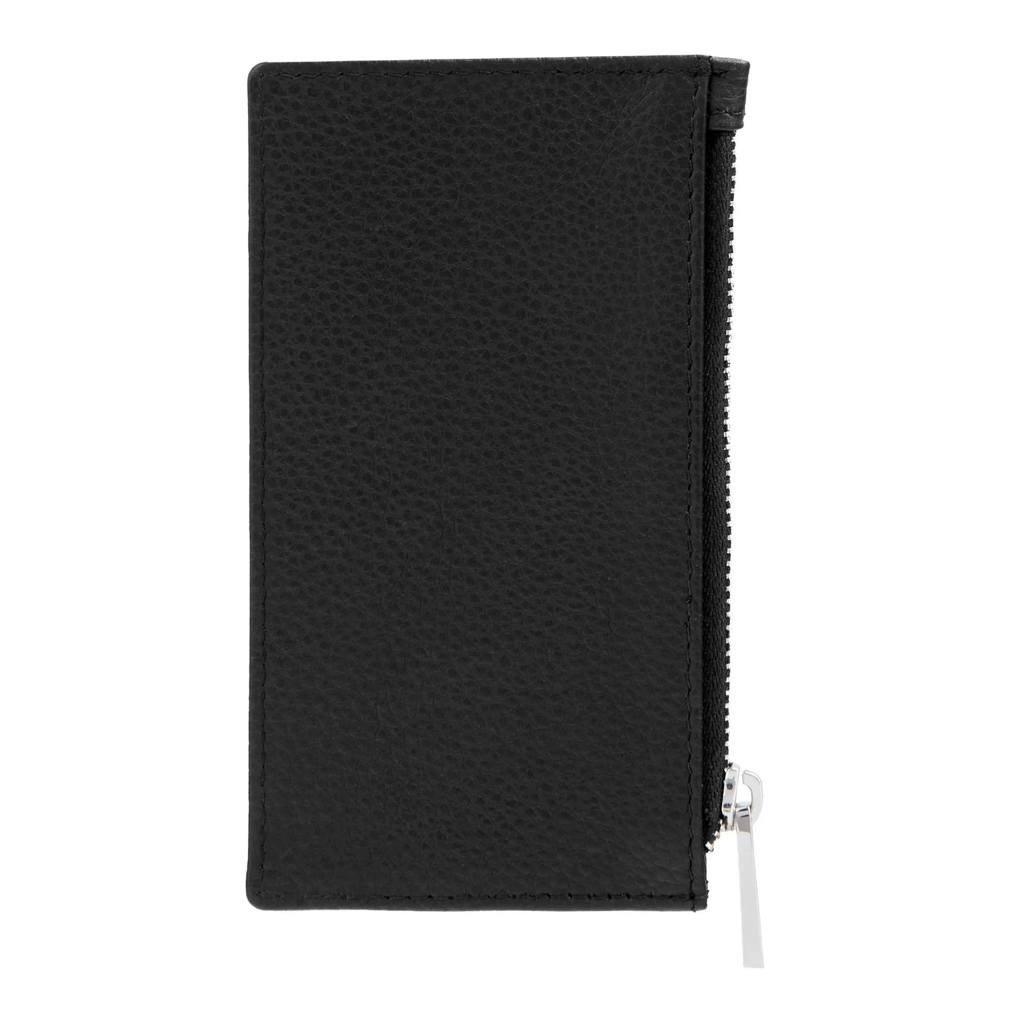 HUGO BOSS HLK518A Καρτοθήκη Zip Classic Grained Black Card Holder