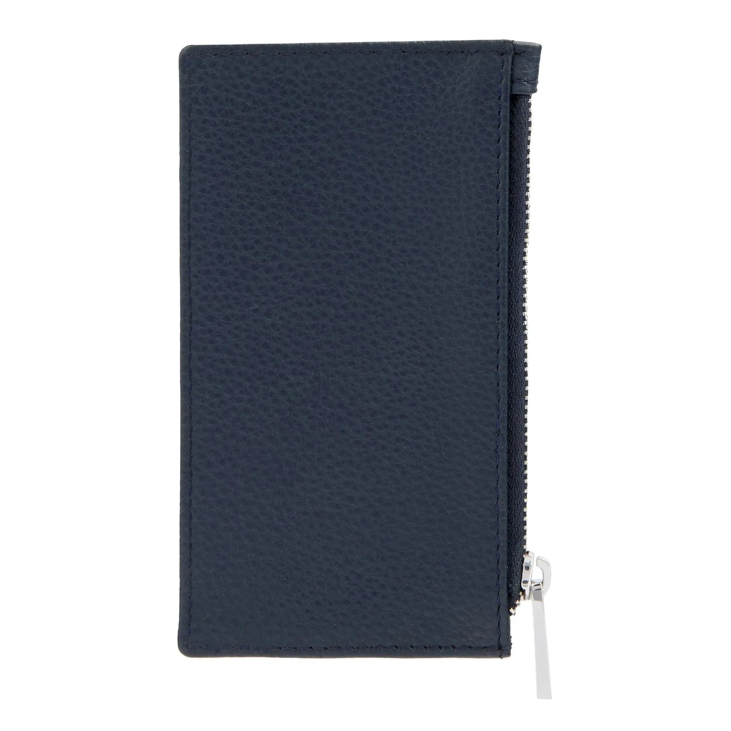 HUGO BOSS HLK518N Καρτοθήκη Zip Classic Grained Navy Card Holder