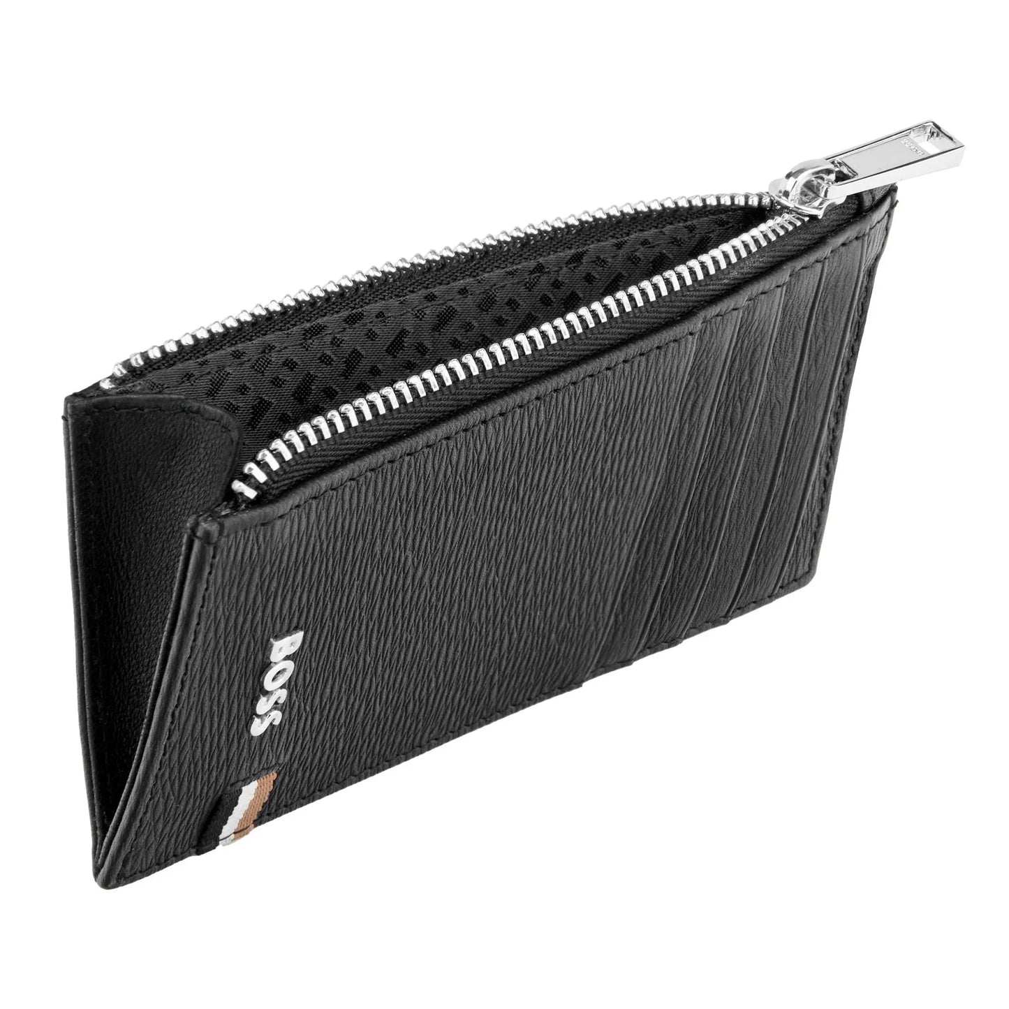 HUGO BOSS HLK521A Καρτοθήκη Zip Iconic Black Card Holder