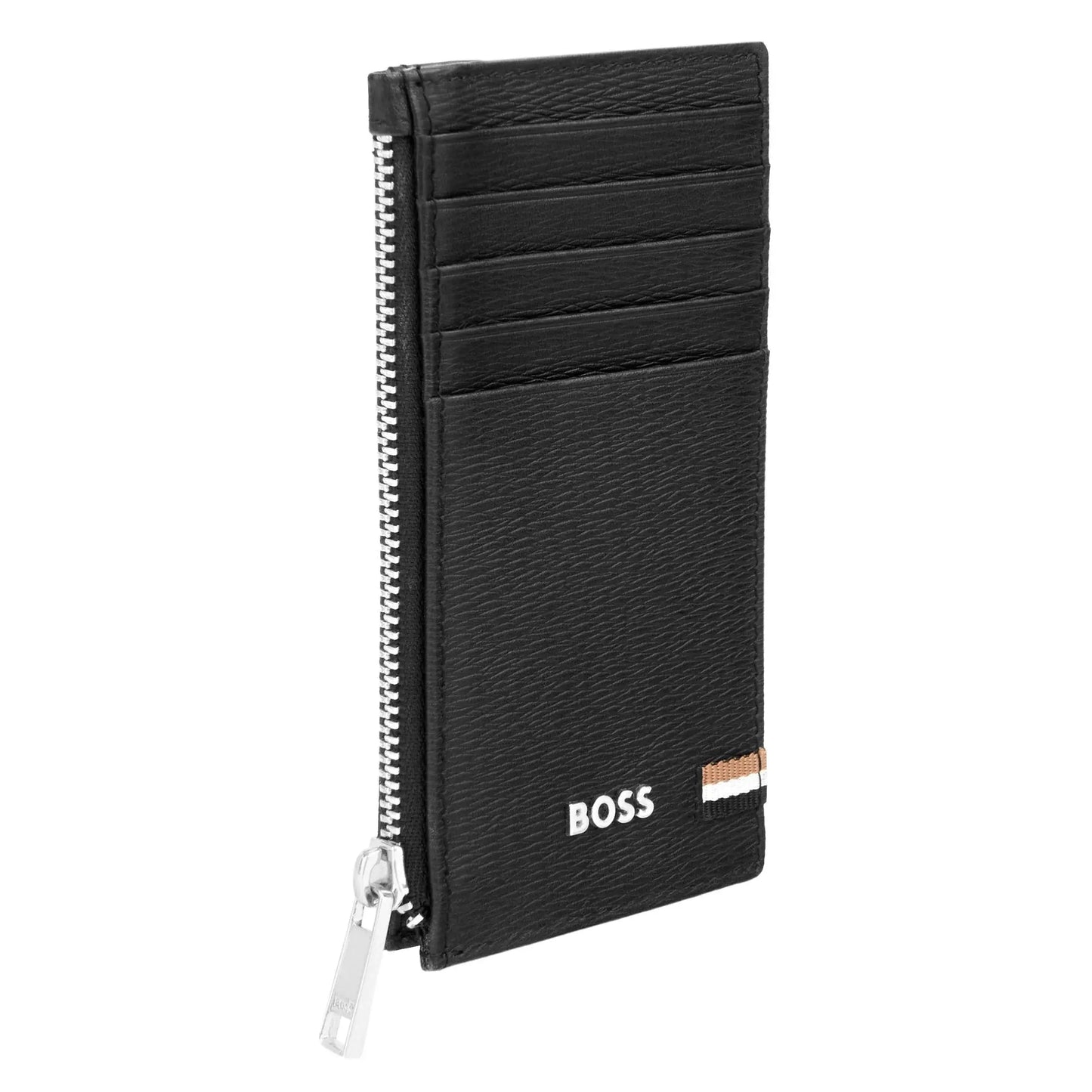 HUGO BOSS HLK521A Καρτοθήκη Zip Iconic Black Card Holder