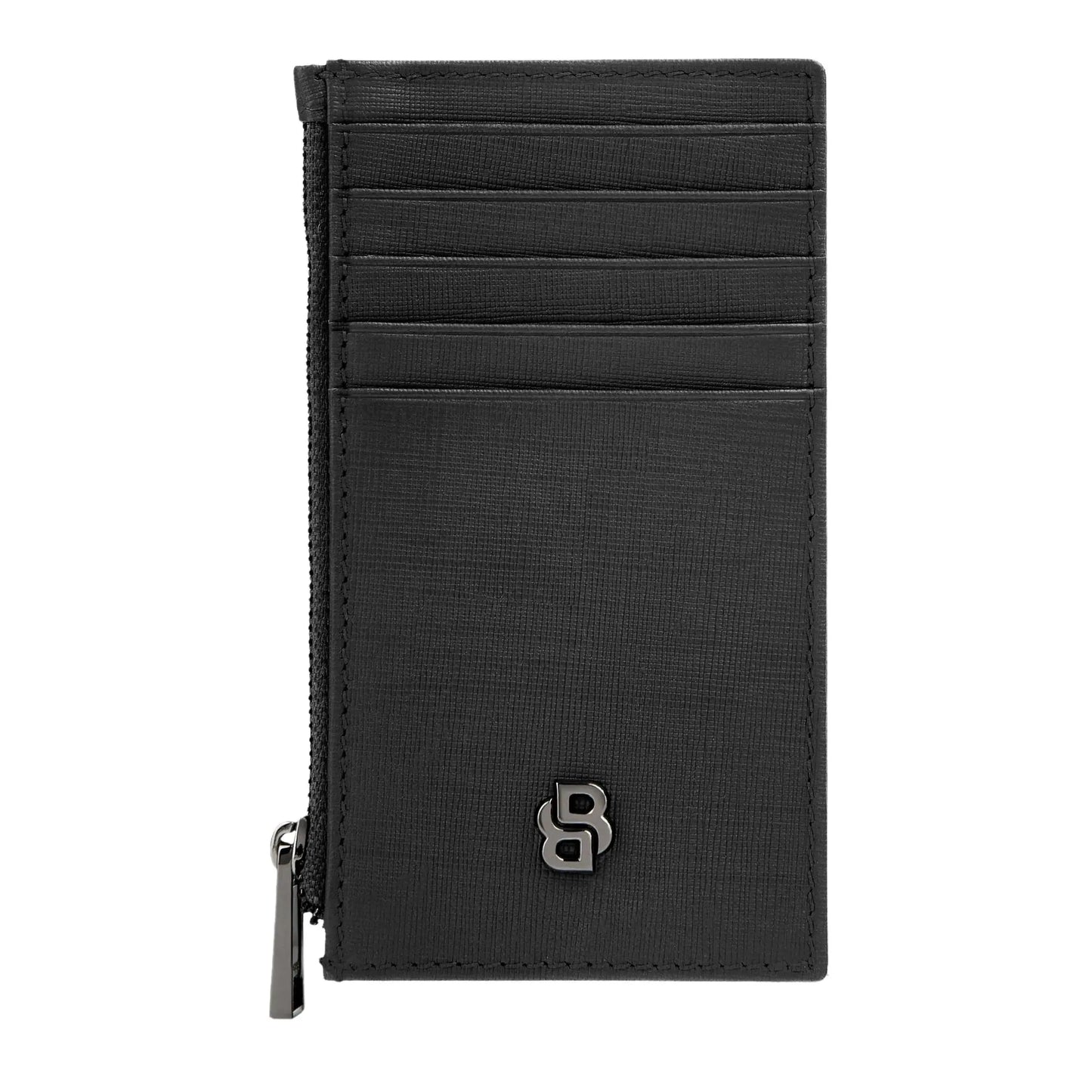 HUGO BOSS HLK526A Καρτοθήκη Zip Double B Saffiano Card Holder