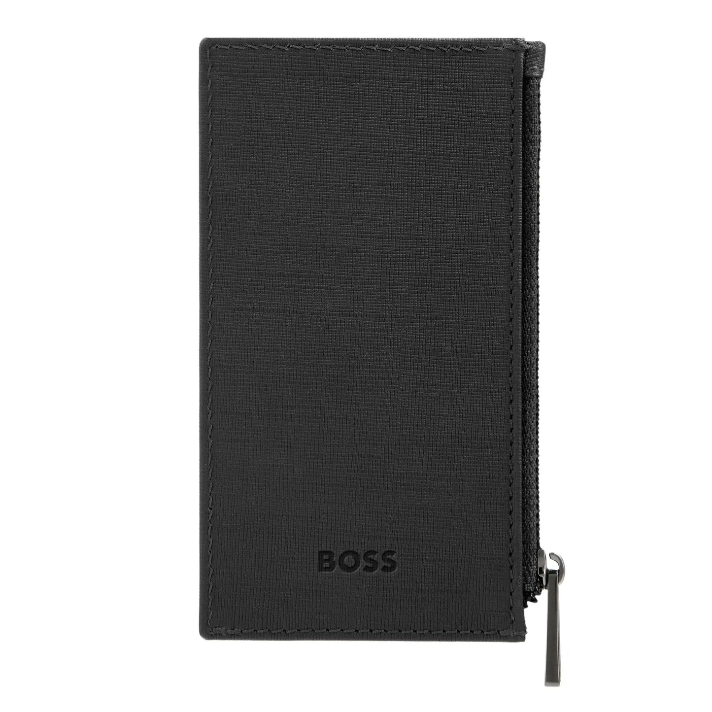 HUGO BOSS HLK526A Καρτοθήκη Zip Double B Saffiano Card Holder