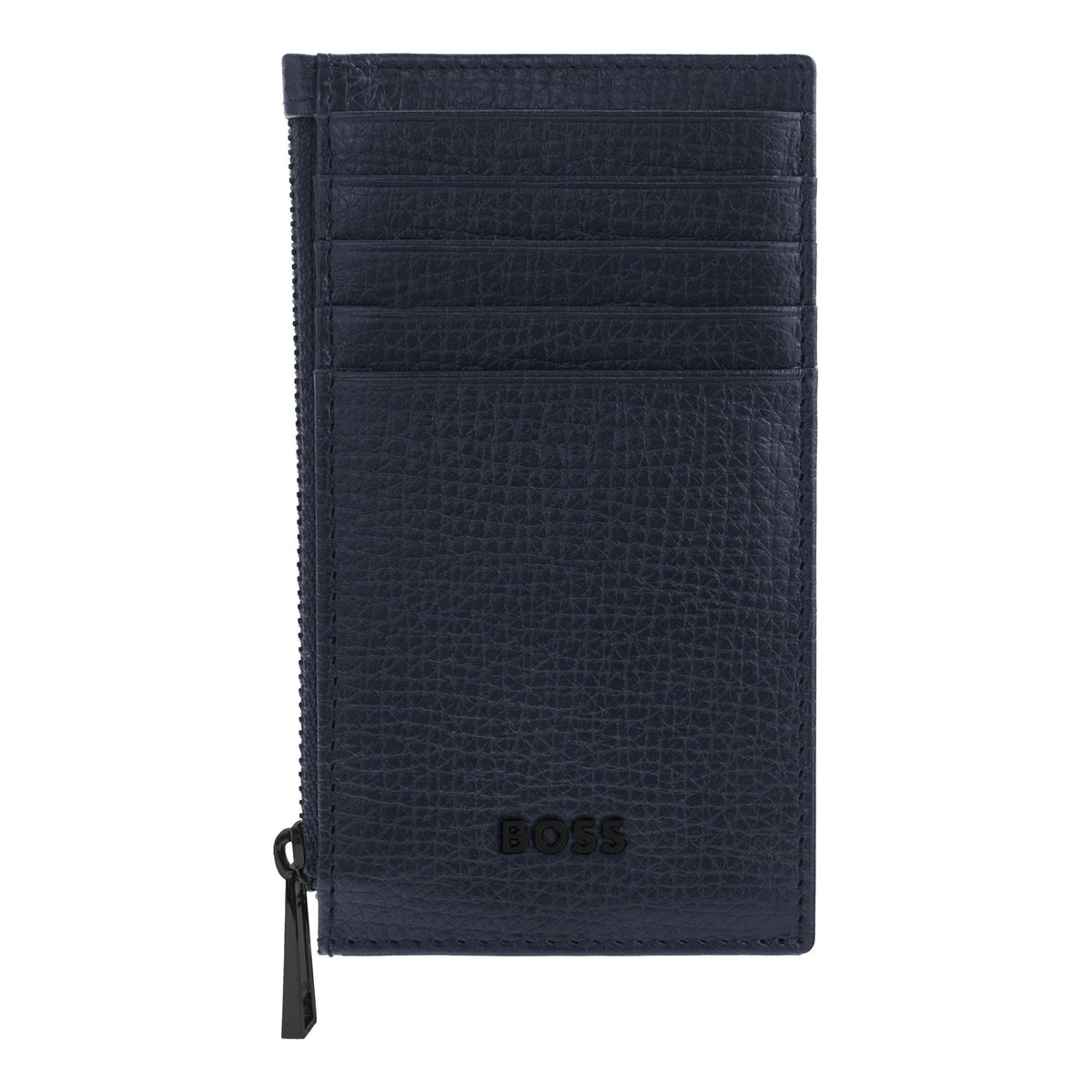 HUGO BOSS HLK632N Καρτοθήκη Grid Navy Zip Card Holder