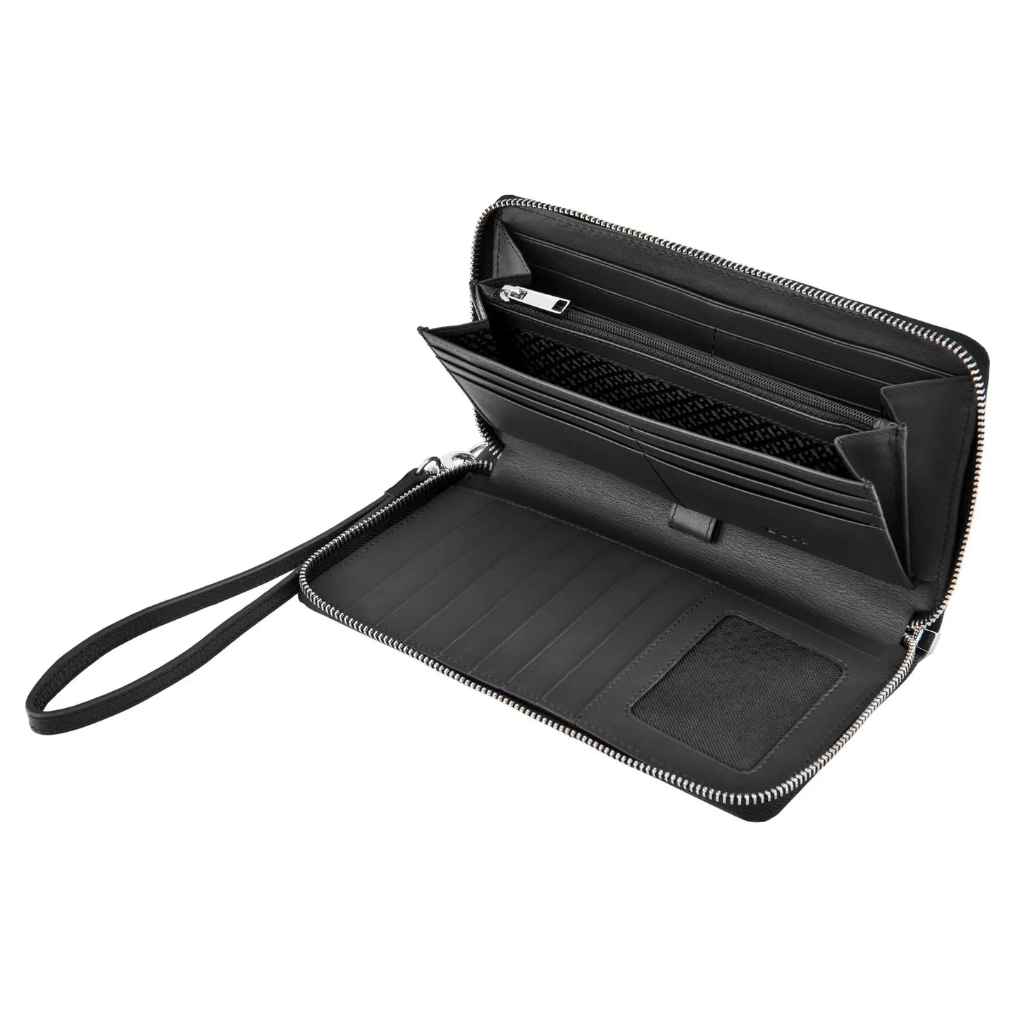 HUGO BOSS HLL503A Πορτοφόλι Classic Smooth Black Travel Wallet