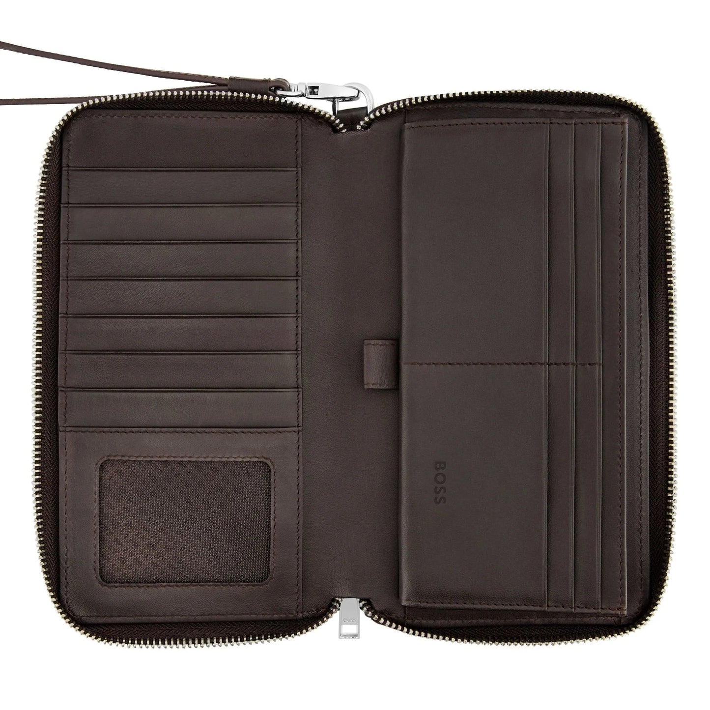 HUGO BOSS HLL503Y Πορτοφόλι Classic Smooth Brown Travel Wallet