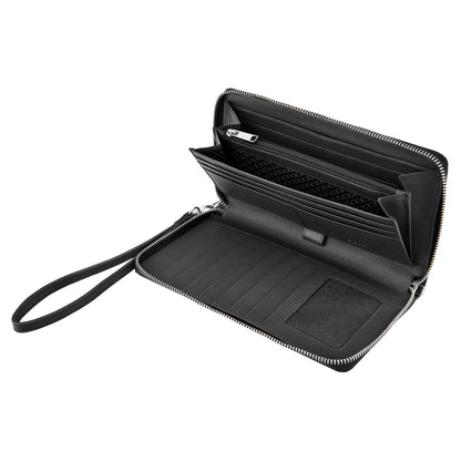 HUGO BOSS HLL518A Πορτοφόλι Classic Grained Black Travel Wallet