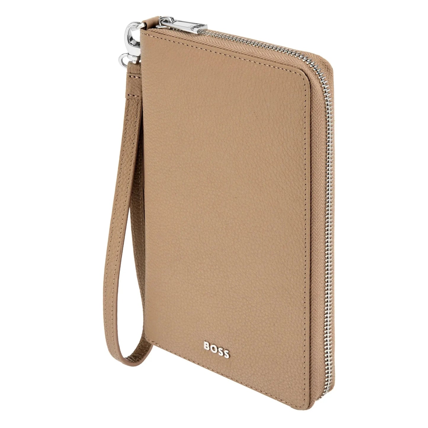 HUGO BOSS HLL518X Πορτοφόλι Classic Grained Camel Travel Wallet