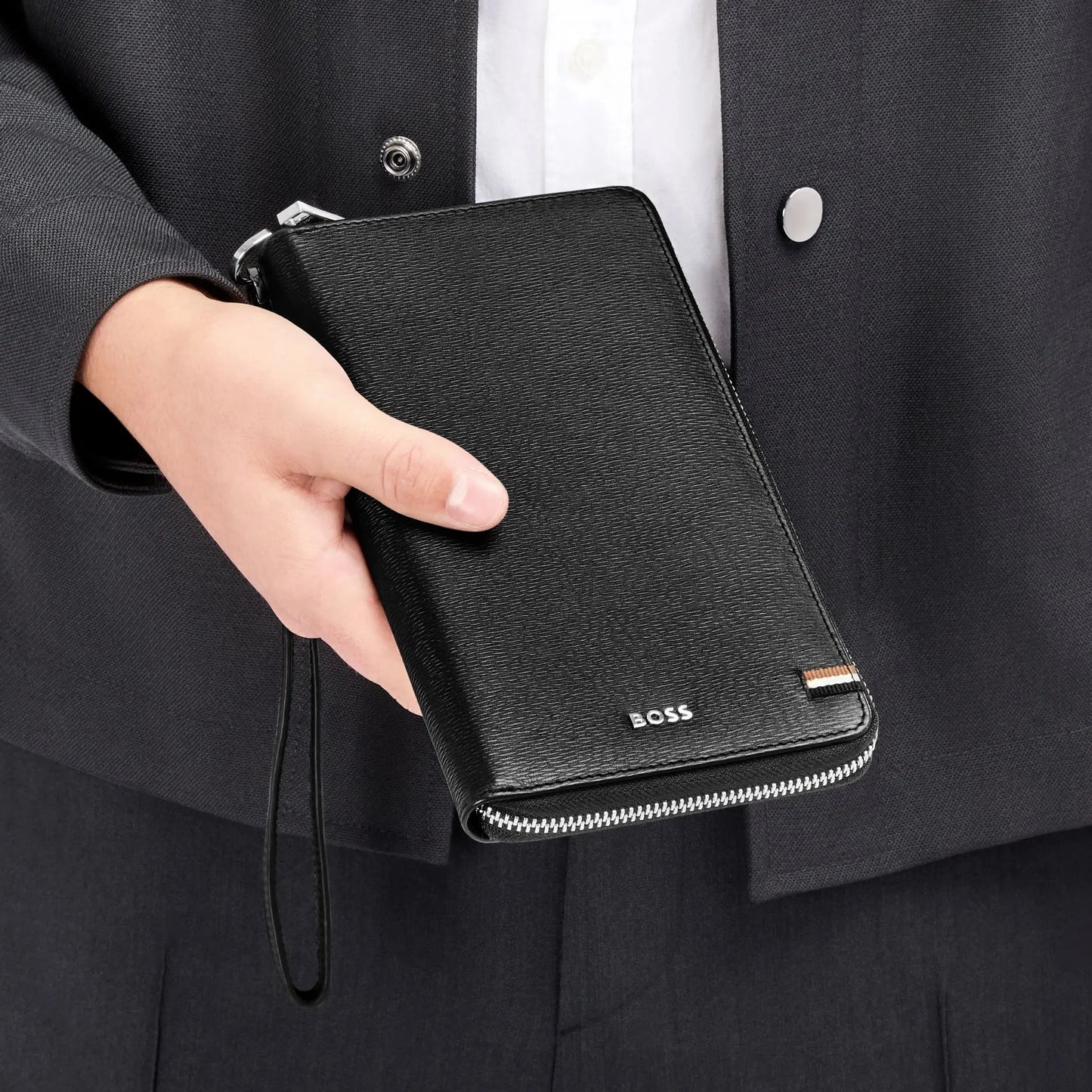 HUGO BOSS HLC009A Storyline Black Card Holder