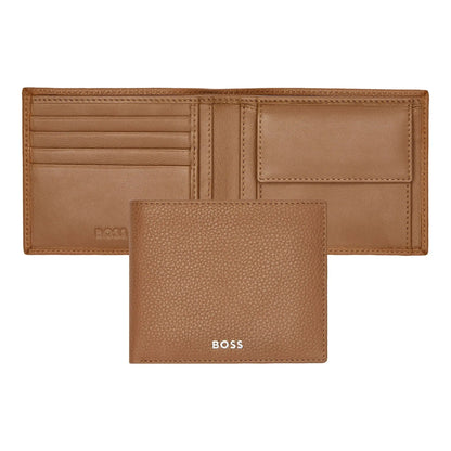HUGO BOSS HLM416X Πορτοφόλι Grained Camel Wallet