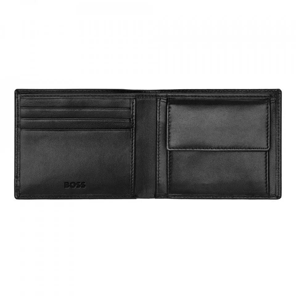 HUGO BOSS HLM421A Πορτοφόλι Iconic Black Wallet
