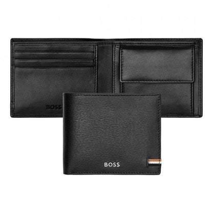 HUGO BOSS HLM421A Πορτοφόλι Iconic Black Wallet