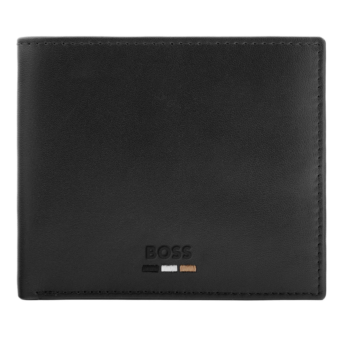 HUGO BOSS HLM630A Πορτοφόλι Emblematic Black Wallet