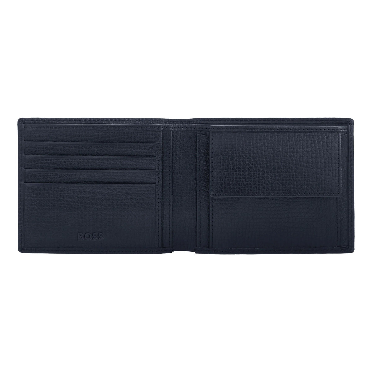 HUGO BOSS HLM632N Πορτοφόλι Grid Blue Wallet